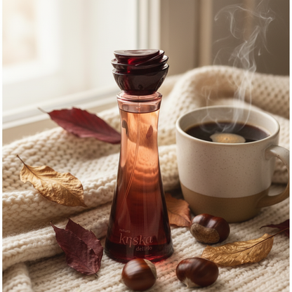 Kriska Delírio Féminin autumn cozy lifestyle setting