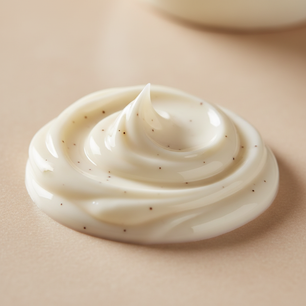 Texture crème pour mains vanille