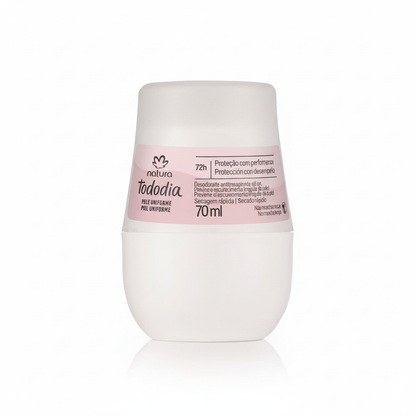 Desodorante Natura TodoDia Pele Uniforme 70ml fundo branco