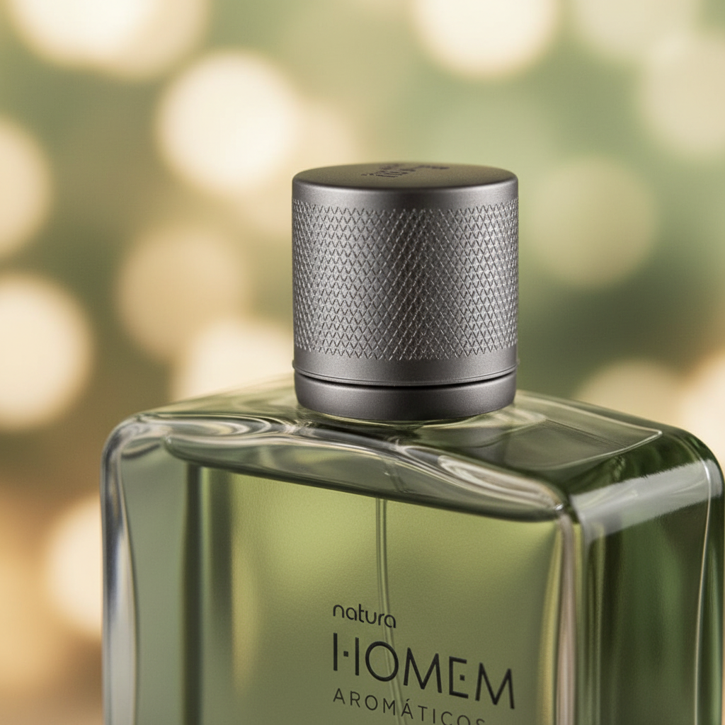 Natura Homem Aromáticos Eau de Cologne 100ml – Detalhe Macro