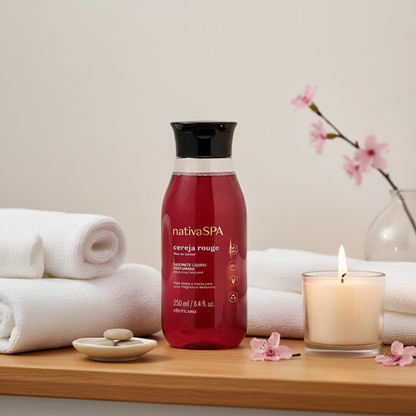 Sabonete Líquido Nativa SPA Cereja Rouge 250ml - lifestyle spa