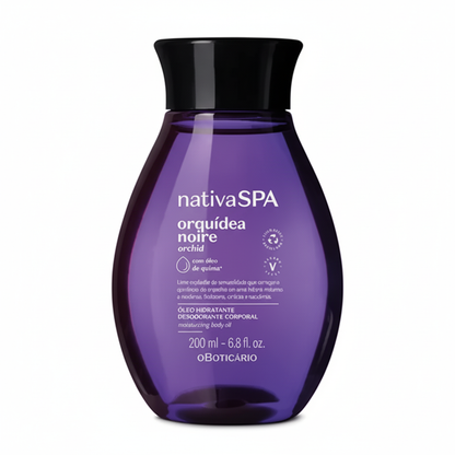 Óleo Corporal Nativa SPA Orquídea Noire 200ml - fundo branco