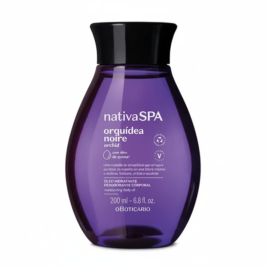 Óleo Corporal Nativa SPA Orquídea Noire 200ml - fundo branco