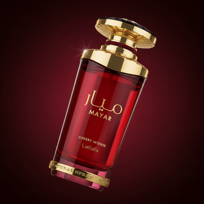 Lattafa Mayar Cherry Intense EDP 100ml — degradê bordô