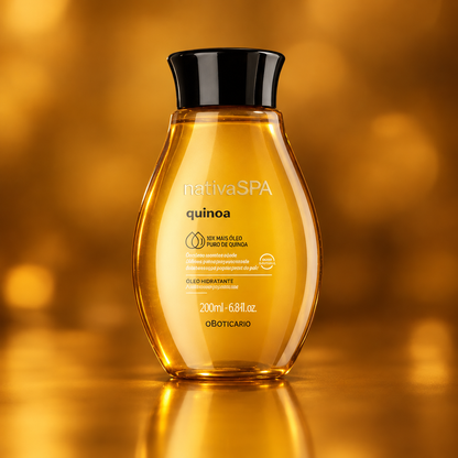 Nativa SPA Quinoa Óleo Hidratante O Boticário - detalhe premium