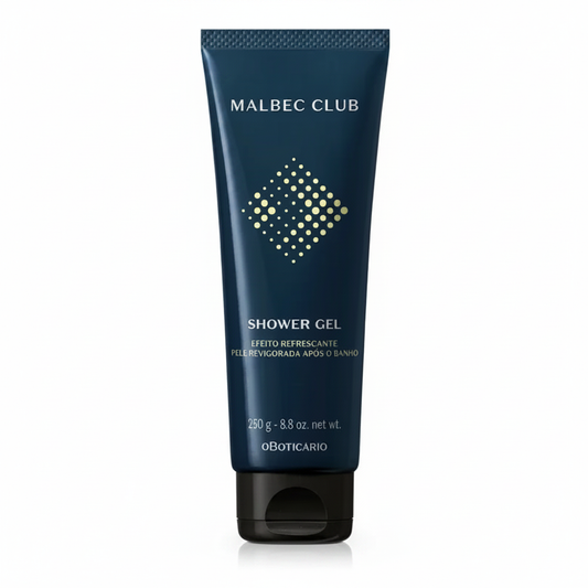 O Boticário Malbec Club Shower Gel 250g - Fundo Branco