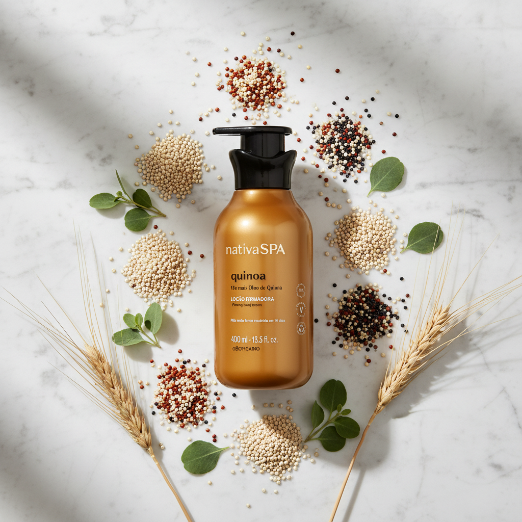 Lotion Nativa SPA Quinoa 400ml - Flat Lay