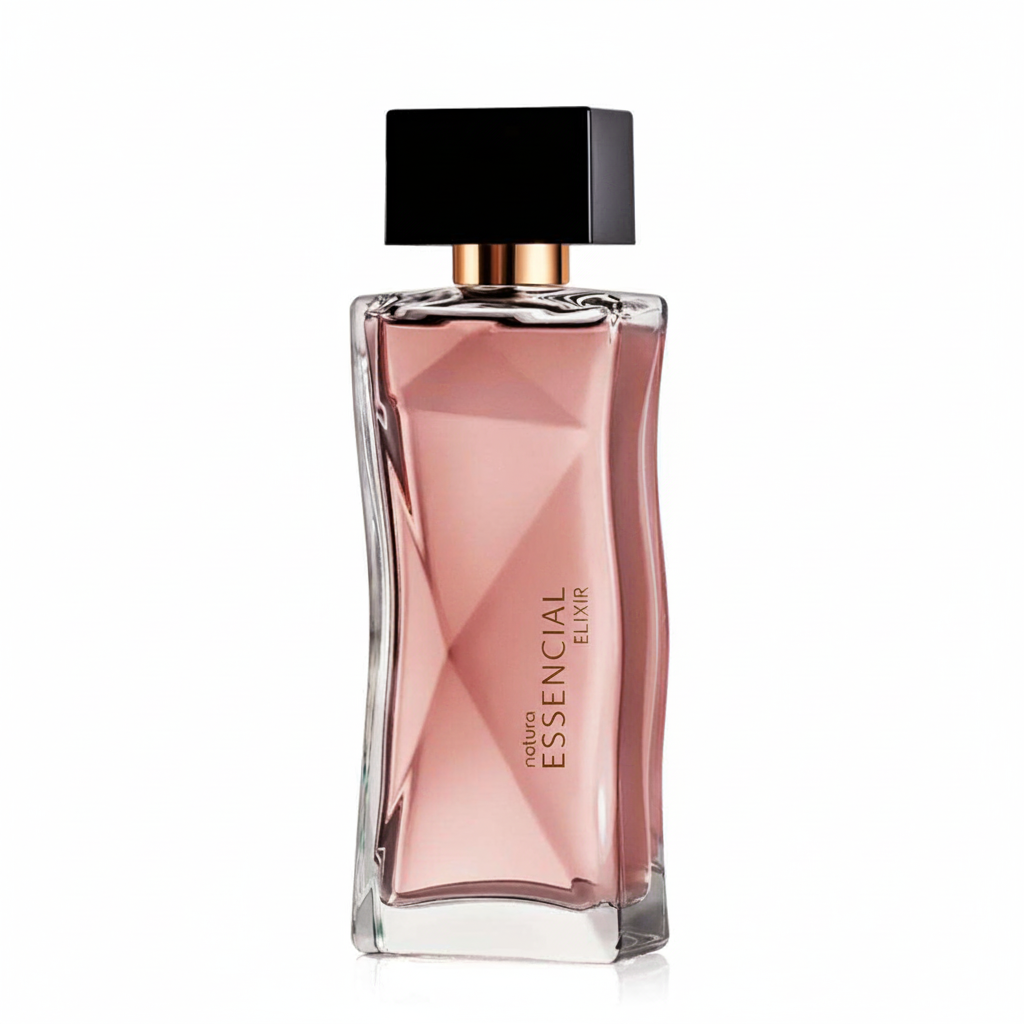 Essencial Elixir Féminin 100ml - Flacon rose sur fond blanc
