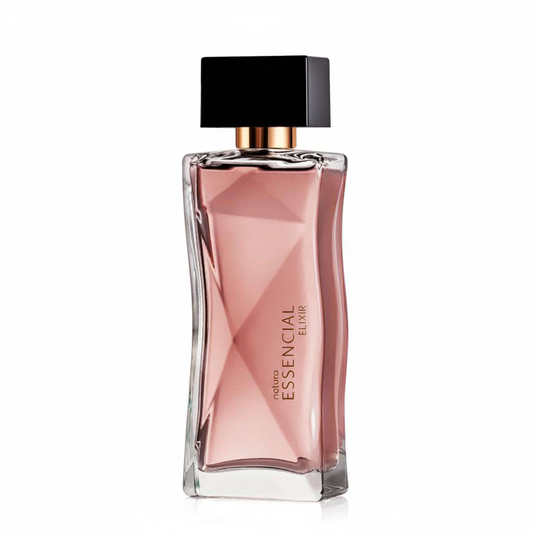 Essencial Elixir Féminin 100ml - Flacon rose sur fond blanc