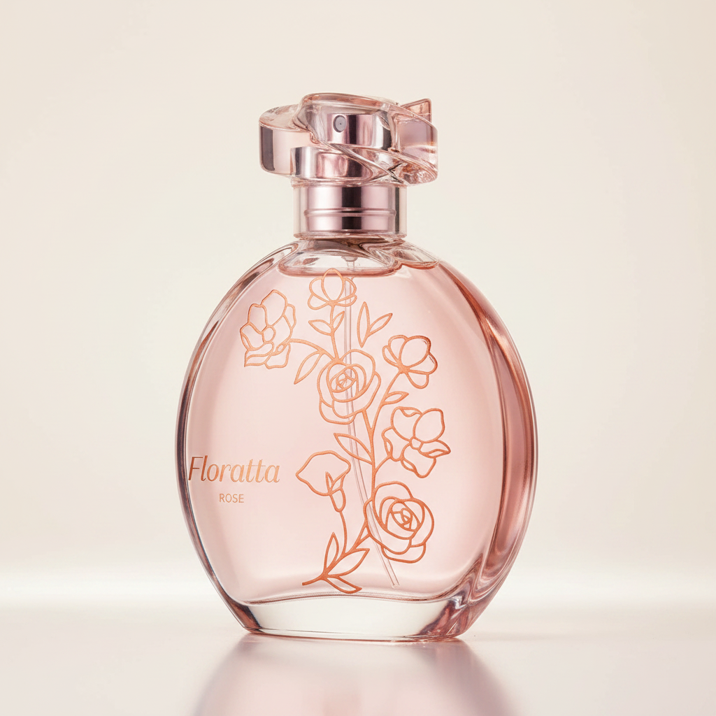 Floratta Rose Eau de Toilette 75ml ângulo 45 graus