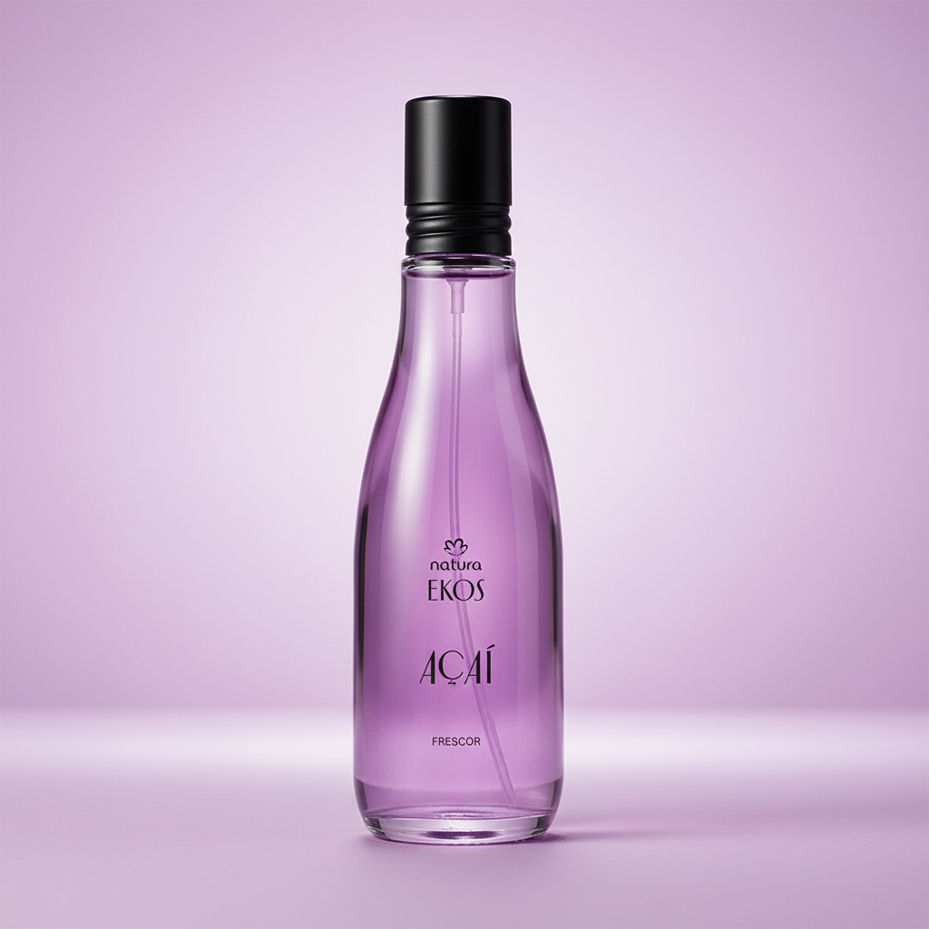 Natura Ekos Frescor Deo Colônia Açaí 75ml - close-up frasco
