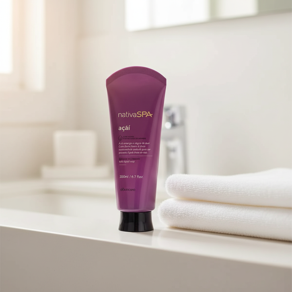 Sabonete Líquido Nativa SPA Açaí 200ml - ambiente de banho