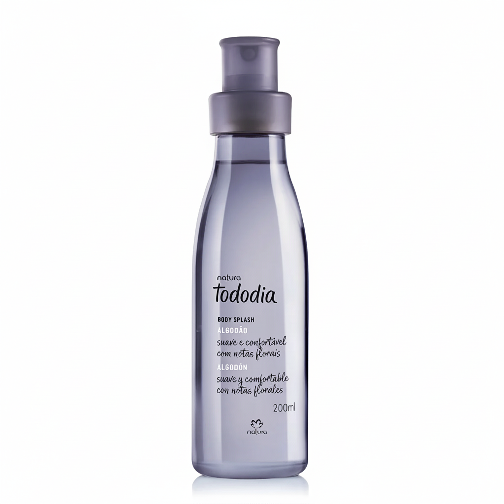 Body Splash Tododia Algodão 200ml - fundo branco