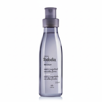 Body Splash Tododia Algodão 200ml - fundo branco