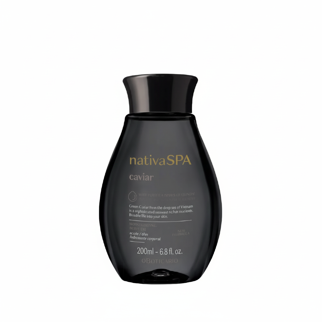 Huile Exotique Nativa SPA Caviar 200ml - Fundo Branco