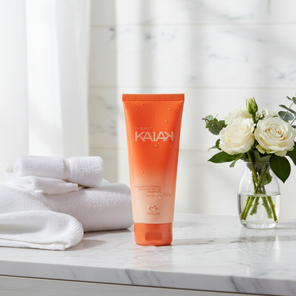 Natura Kaiak Acqua Gel Feminino 100g - bancada elegante