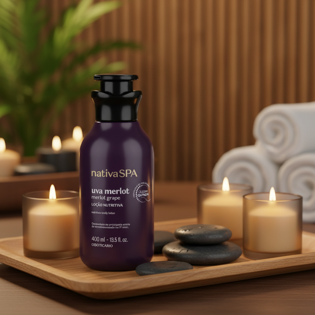 Nativa Spa em bandeja spa com pedras