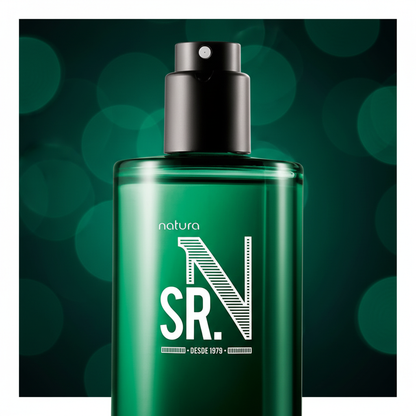 Sr. N Eau de Toilette Natura 100ml – close-up detalhe