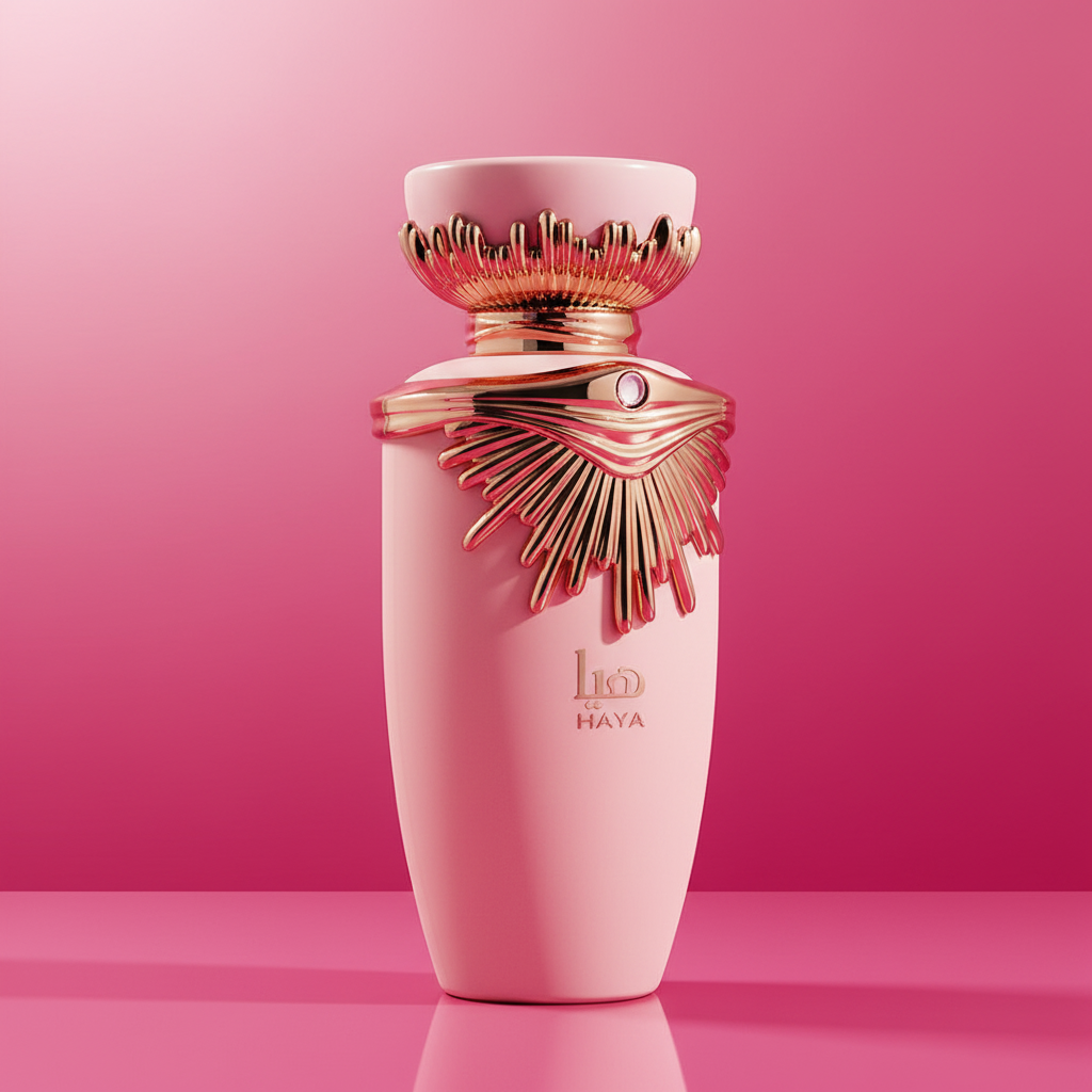 Lattafa Haya Eau de Parfum 100ml - gradiente rosa