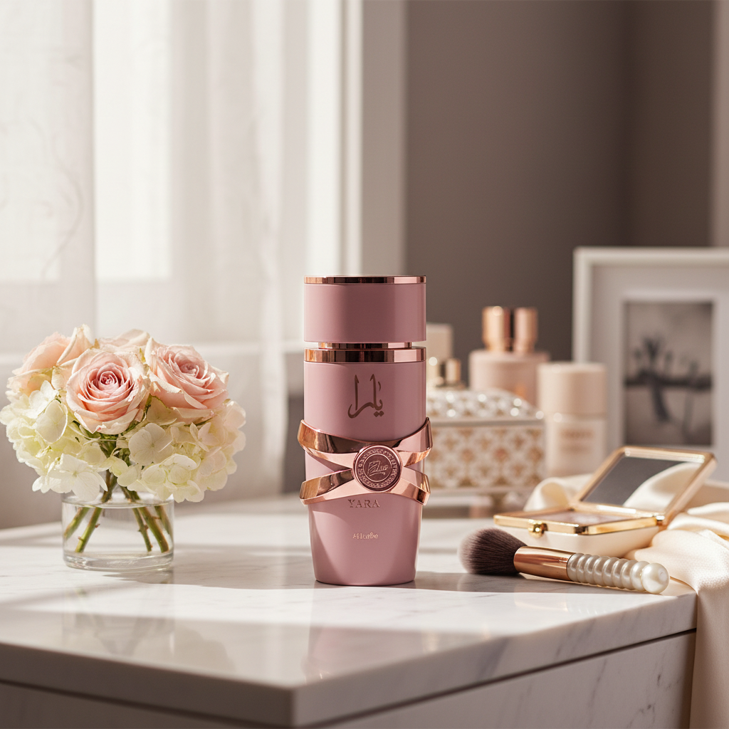 Lattafa Yara Elixir dans un cadre féminin élégant