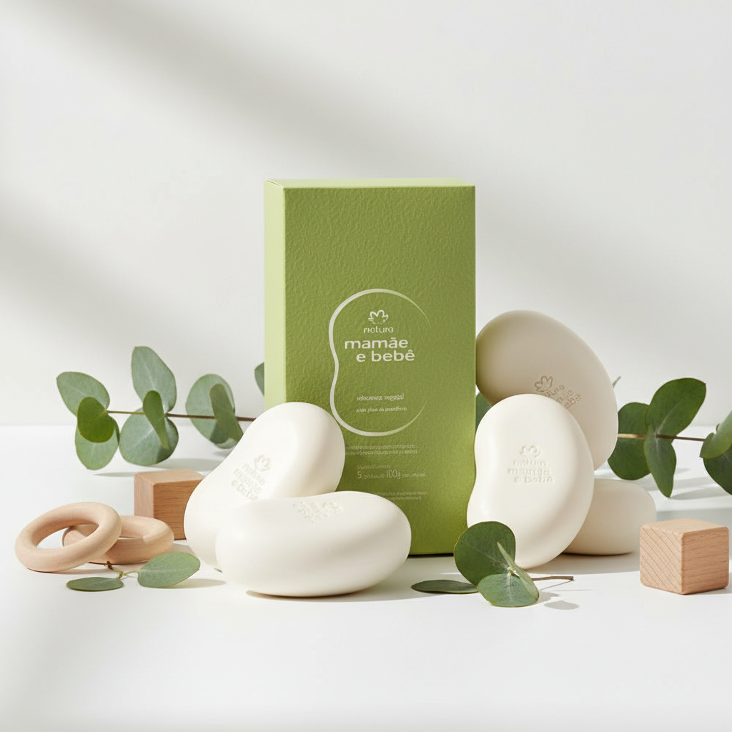 Savon Mamãe Bebê - Pureté et douceur naturelle