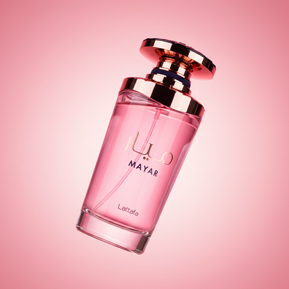 Mayar Eau de Parfum For Women 100ml Lattafa - degradê rosa