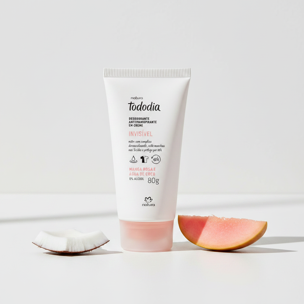 Natura TodoDia Desodorante Creme Manga Rosa e Água de Coco 80g – Lifestyle Ingredientes