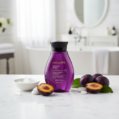 Nativa Spa óleo em balcão de mármore spa