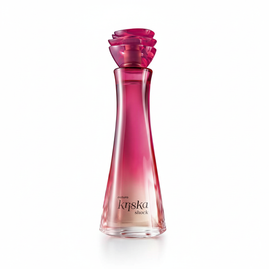 Kriska Shock Féminin perfume bottle on white background