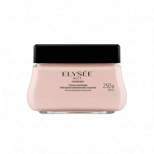 Elysée Nuit Creme Acetinado Hidratante Corporal 250g - Fundo Branco