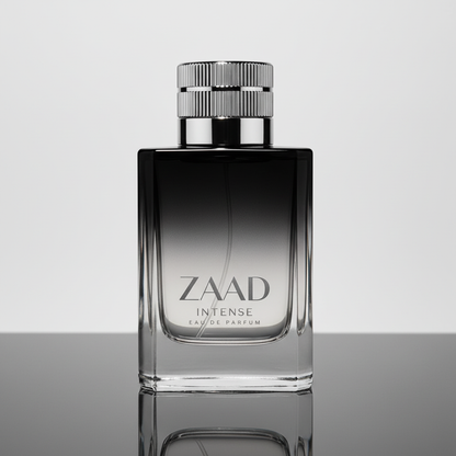 Zaad Intense - Detalhe do frasco e tampa