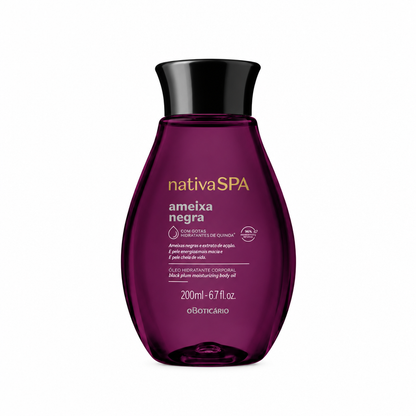 Nativa SPA Ameixa Negra Óleo Hidratante Corporal O Boticário - foto principal fundo branco