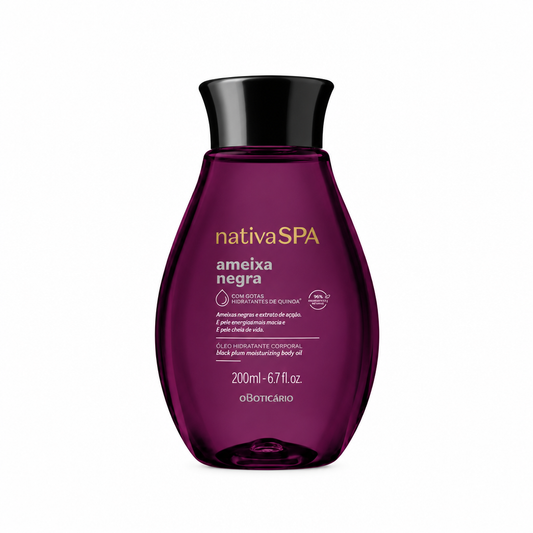 Nativa SPA Ameixa Negra Óleo Hidratante Corporal O Boticário - foto principal fundo branco