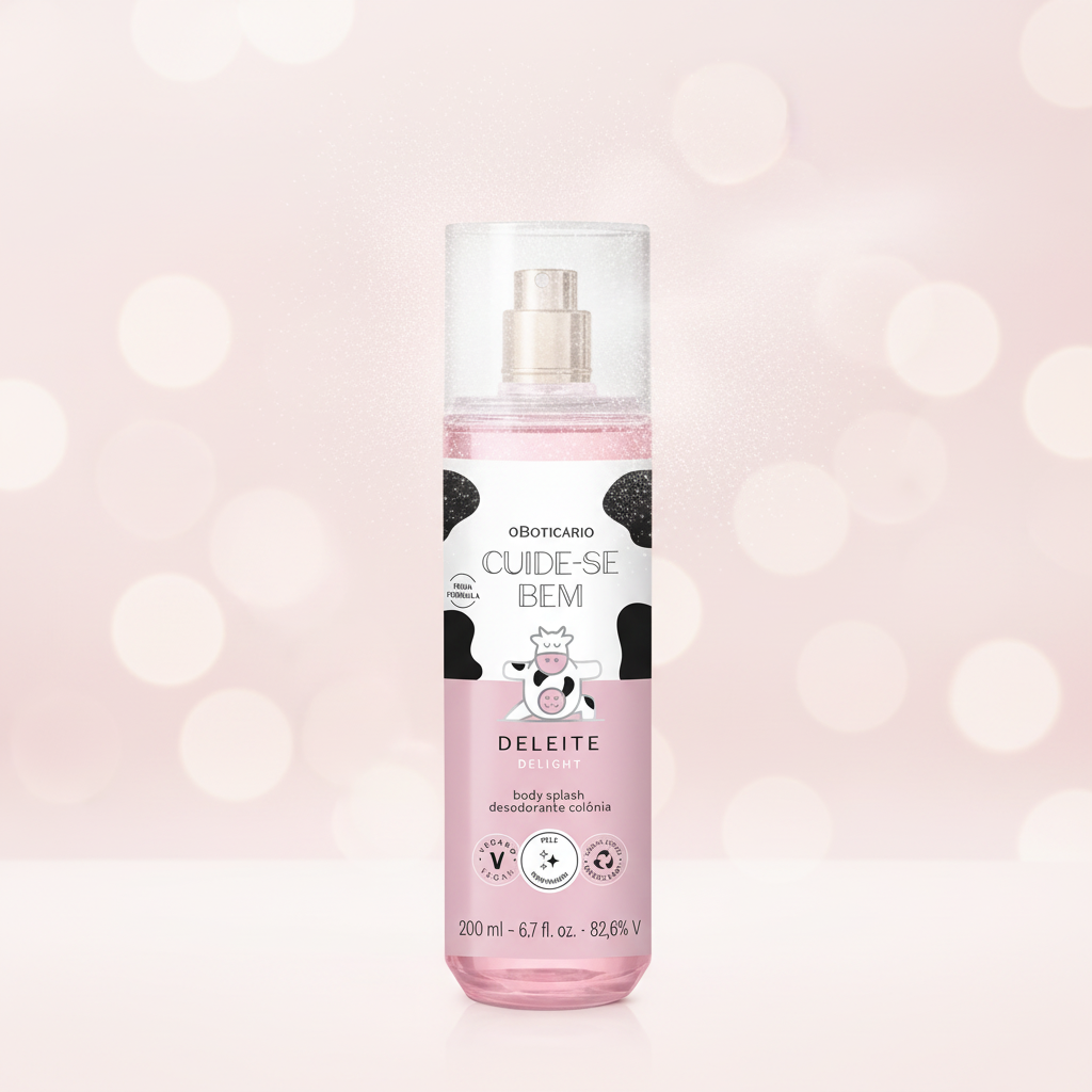 Body Splash Cuide-Se Bem Deleite - Névoa do Spray