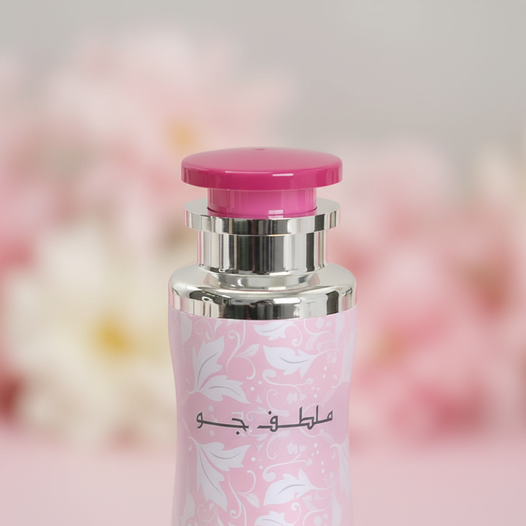 Detalhe do spray e tampa do Lattafa Yara Air Freshener