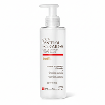Gel de Limpeza Suave Botik Cica Pantenol e Ceramidas - fundo branco