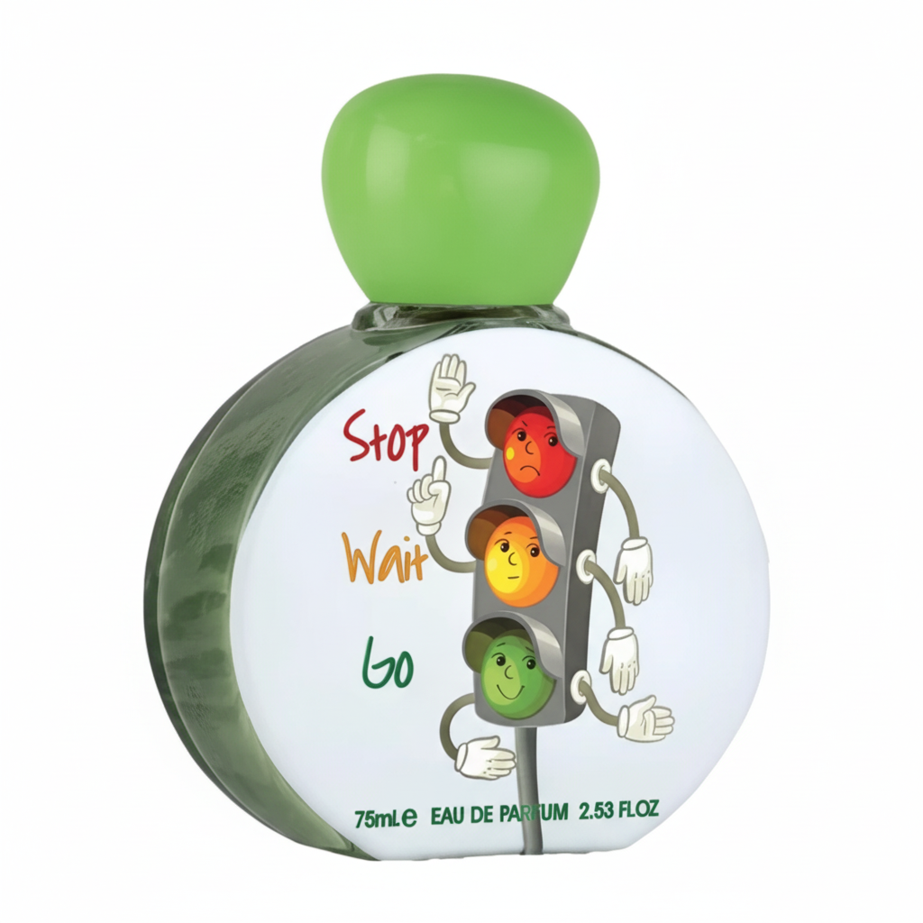 Lattafa Stop Wait Go - Fundo branco profissional