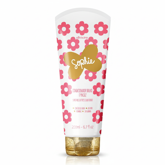 Sophie Condicionador Brilho e Maciez 200ml fundo branco