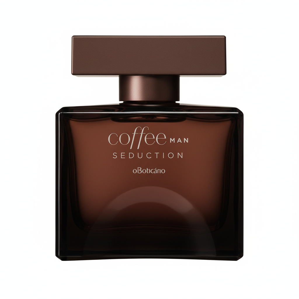 Coffee Man Seduction Eau de Toilette 100ml fundo branco gradiente marrom
