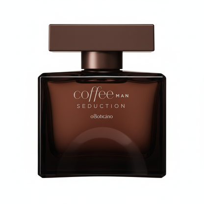 Coffee Man Seduction Eau de Toilette 100ml fundo branco gradiente marrom