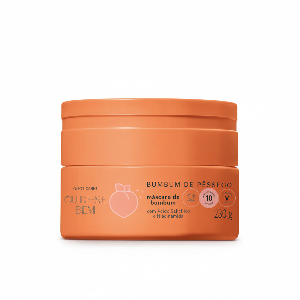 Masque Hydratant Cuide-se Bem Bumbum de Pêssego 230 g - Vue principale