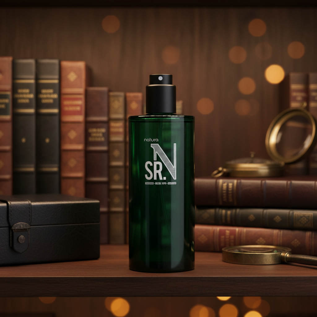 Sr. N Eau de Toilette Natura 100ml – ambiente estante masculina