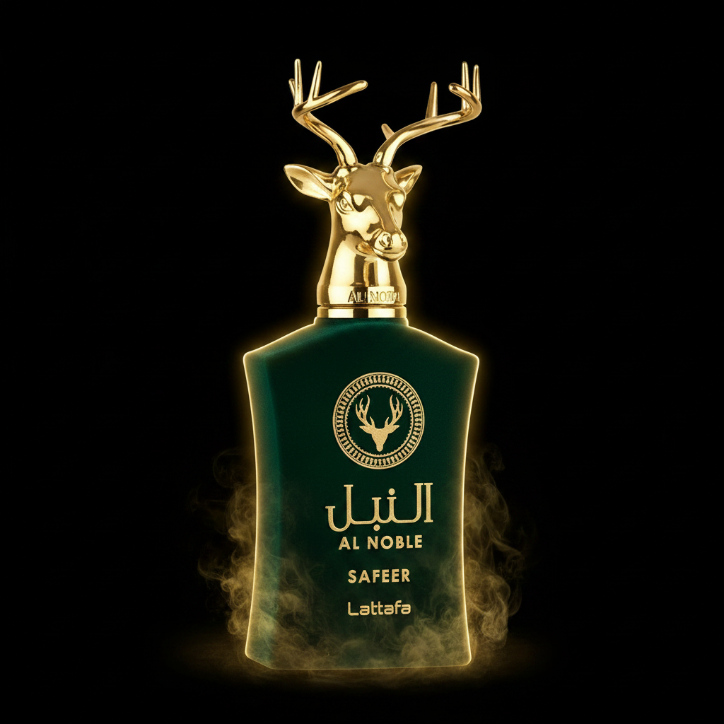 Lattafa Al Noble Safeer 100ml — névoa dourada