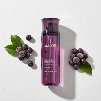 Nativa SPA Body Splash Açaí 200ml - flat lay açaí