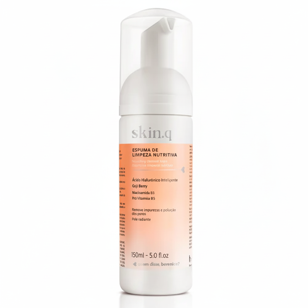 Détails du flacon Skin.q Espuma de Limpeza Nutritiva