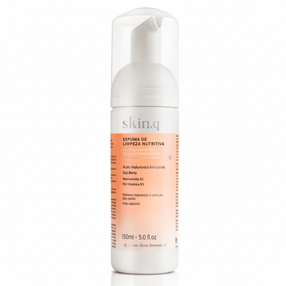 Détails du flacon Skin.q Espuma de Limpeza Nutritiva