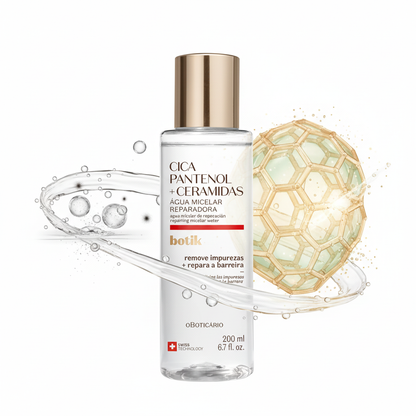 Concept nettoyage micellaire et réparation barrière