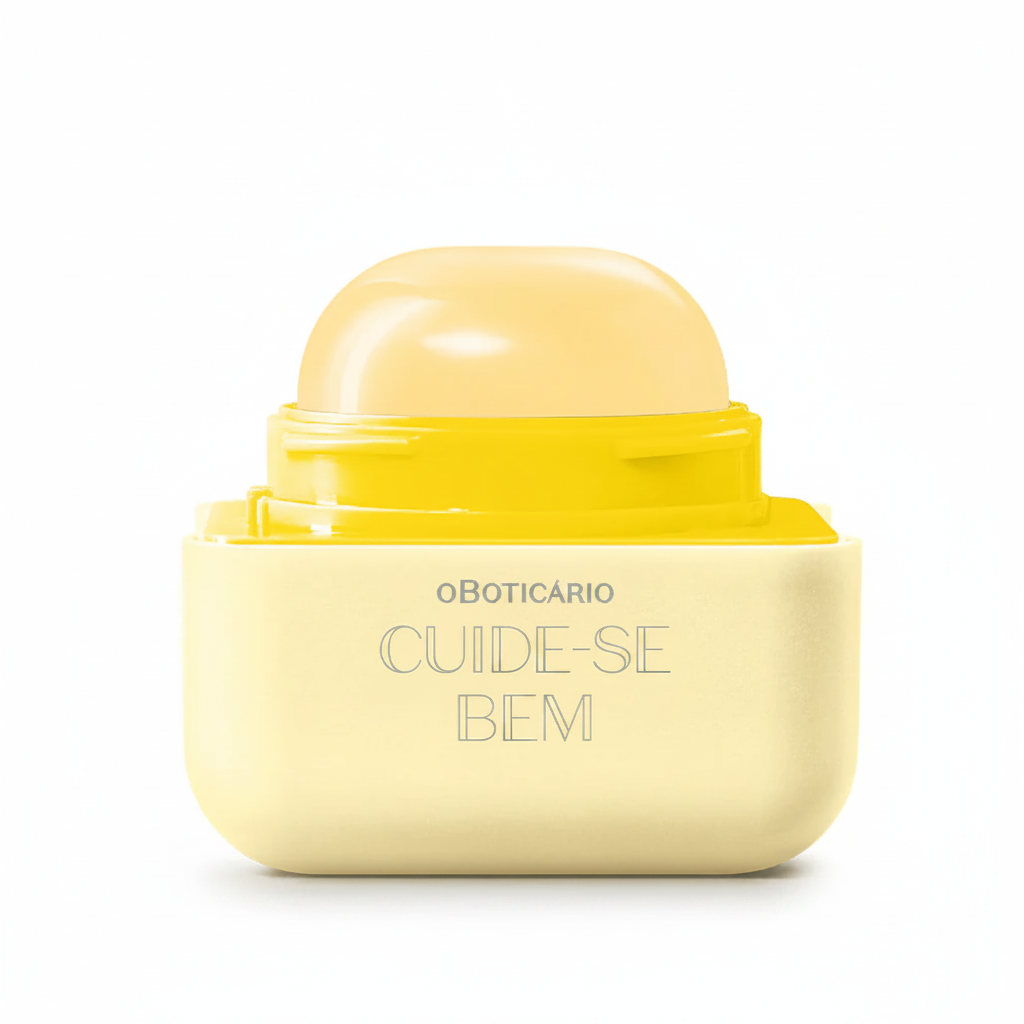 Hidratante Labial Banana Cuide-se Bem - fundo branco