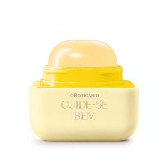 Hidratante Labial Banana Cuide-se Bem - fundo branco