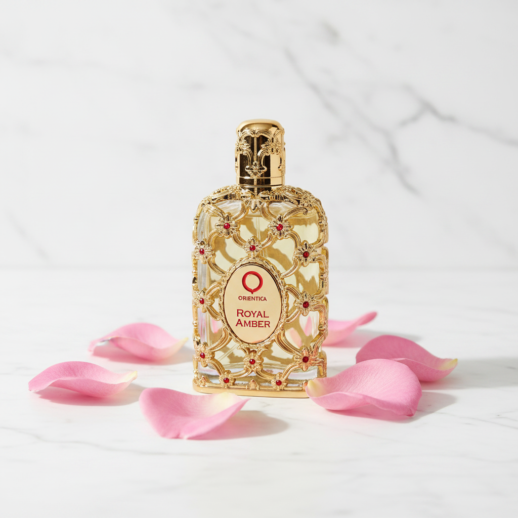 Orientica Royal Amber — mármore com pétalas
